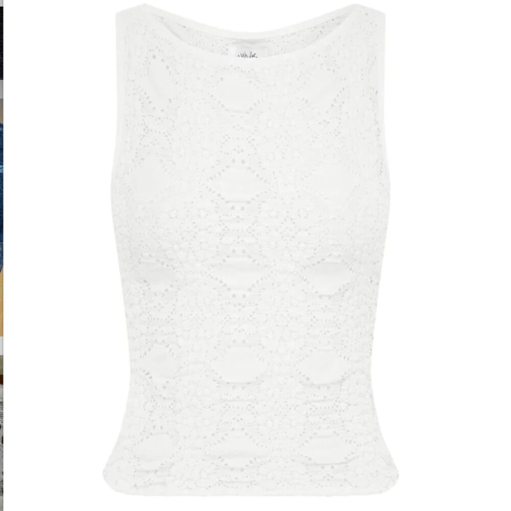 White Maeve Top (sz M)